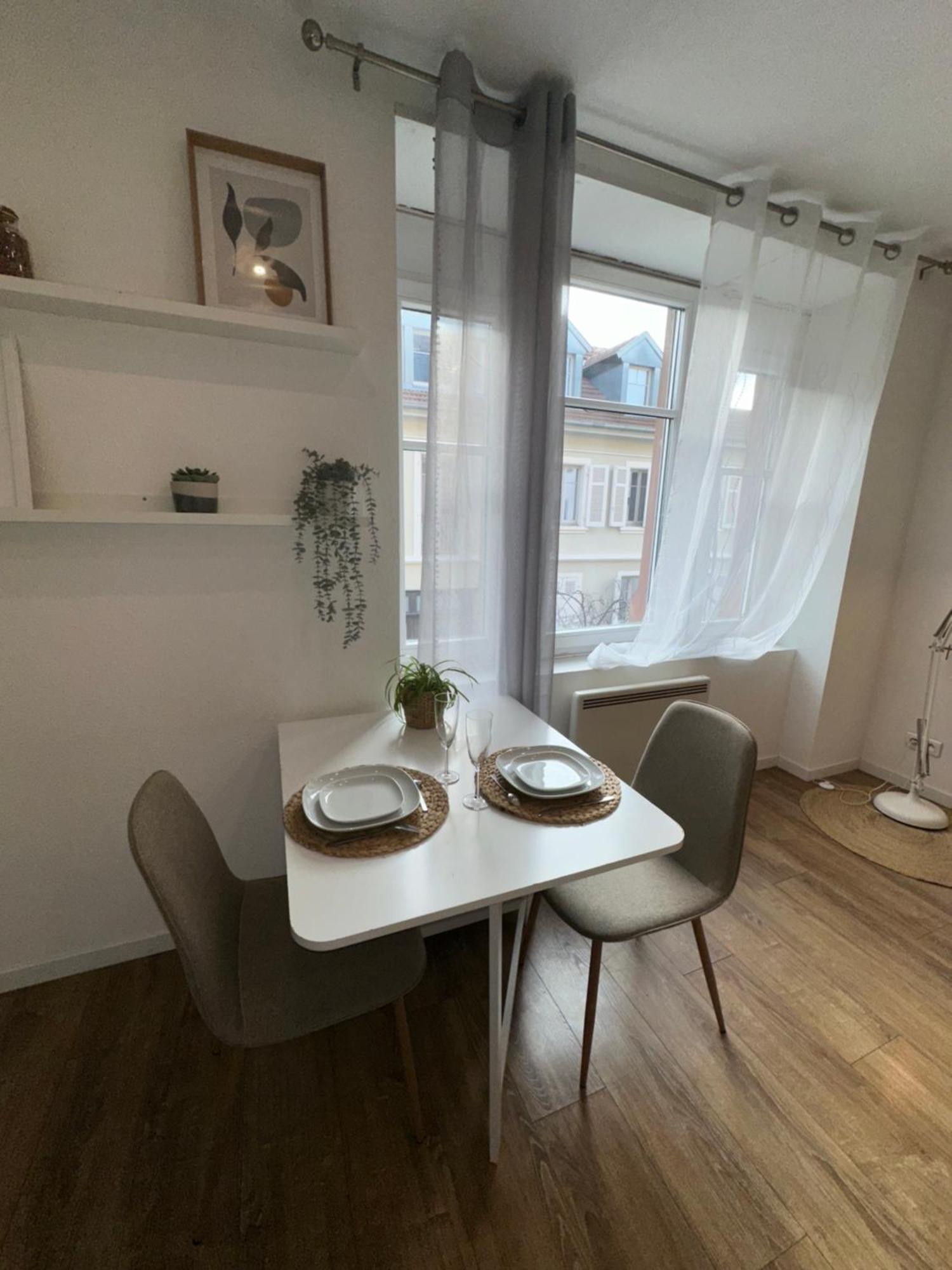 # Le 2 # Tres Beau T3 1Er Etage Tout Confort, Neuf, Mulhouse Centre Exteriér fotografie